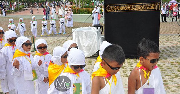 Anak TK Batam Lomba Manasik Haji di Engku Putri